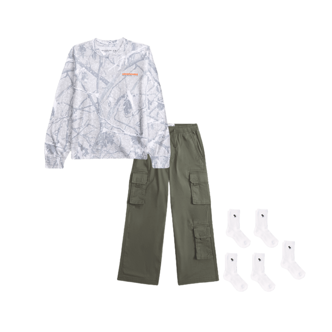 long-sleeve logo tee