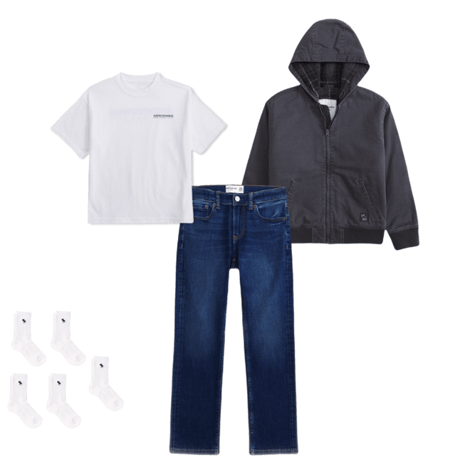 hooded workwear jacket