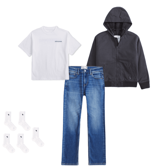 hooded workwear jacket