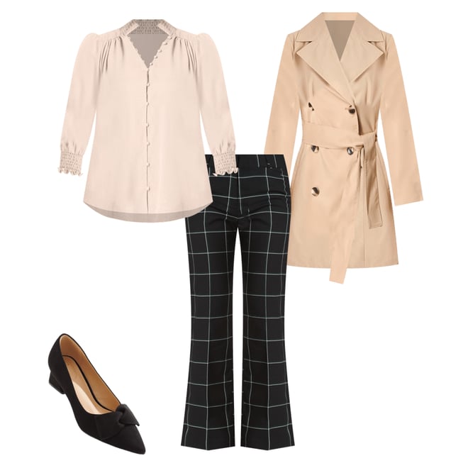 Cato Fashions | Cato Windowpane Trousers