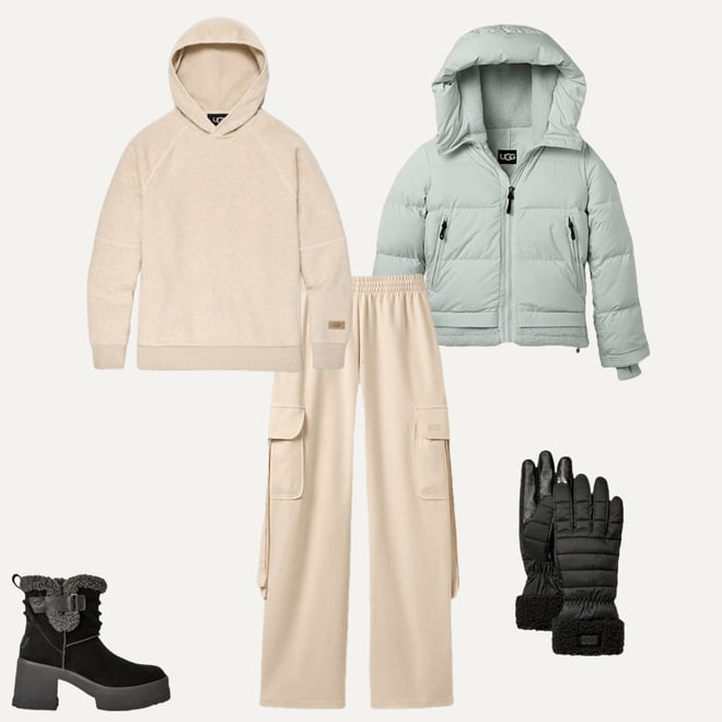 Women's AW UGGfluff Cuff Glove