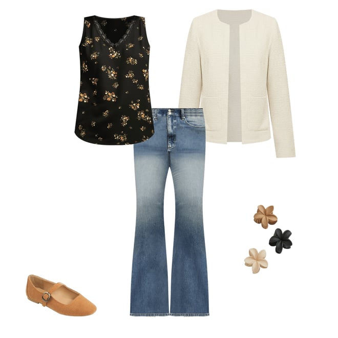 SuperCush Ivy Corduroy Mary Jane Flat