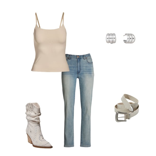 Contour Seamless Knit Cami Sandshell