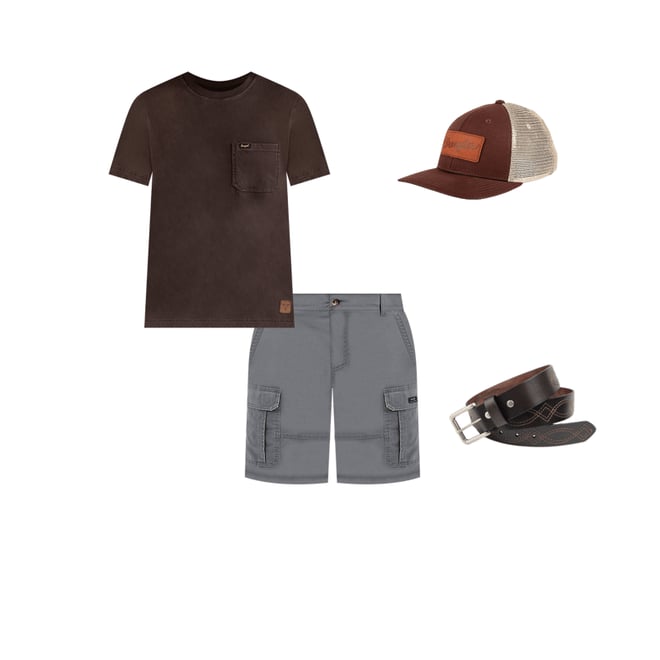 Men's Five Star Premium Cargo Short in Pewter