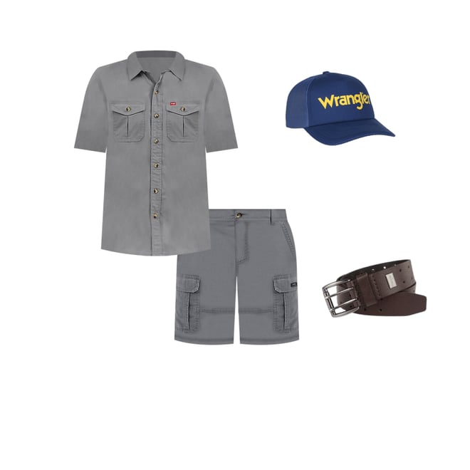Men's Five Star Premium Cargo Short in Pewter