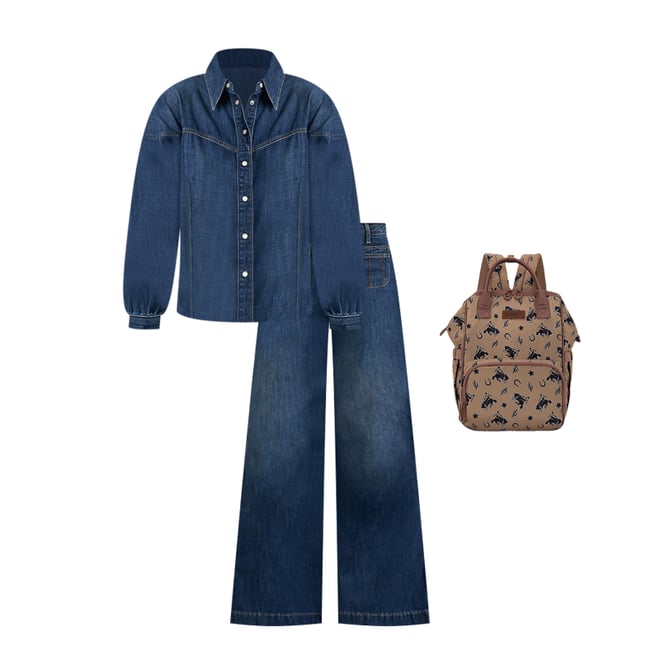 Women's Pintuck Shirt in Homestead Haze