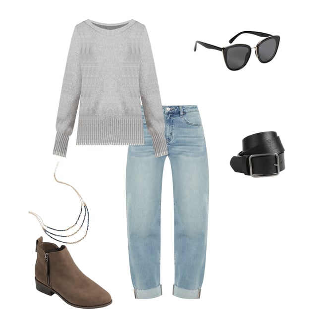 KanCan™ High Rise Raw Cuff Barrel Jean