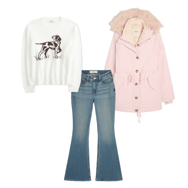 Easy Dog Graphic Crew Sweater