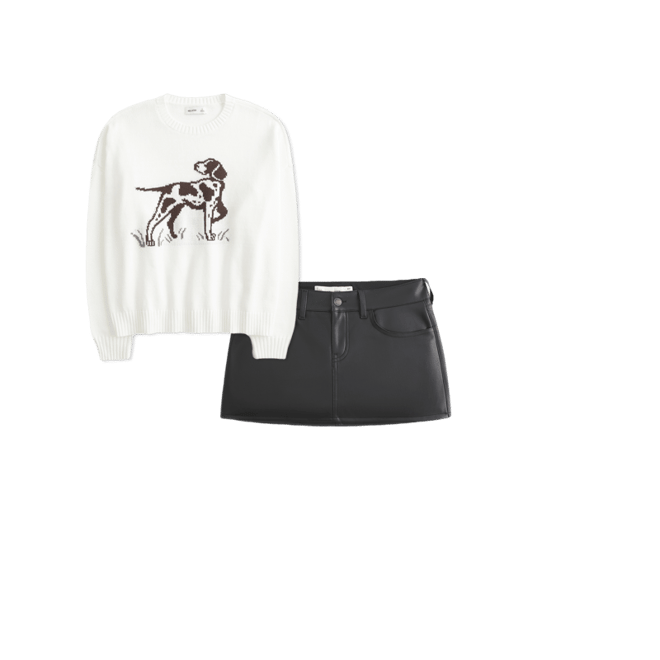 Easy Dog Graphic Crew Sweater