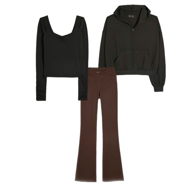 Gilly Hicks Active Recharge Easy Zip-Up Hoodie