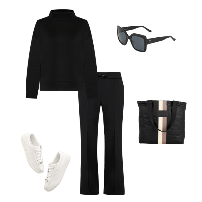 AirKnit Stretch Cowl-Neck Pullover | Talbots