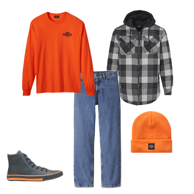 Men's Upwing Eagle Long Sleeve Tee | Harley-Davidson USA