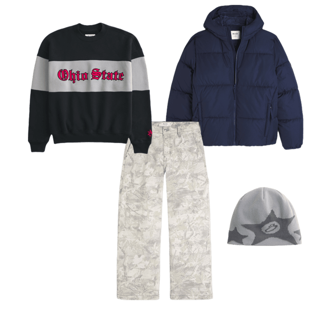 Eight Ball Graphic Skull Beanie