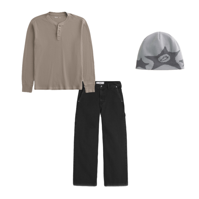 Eight Ball Graphic Skull Beanie