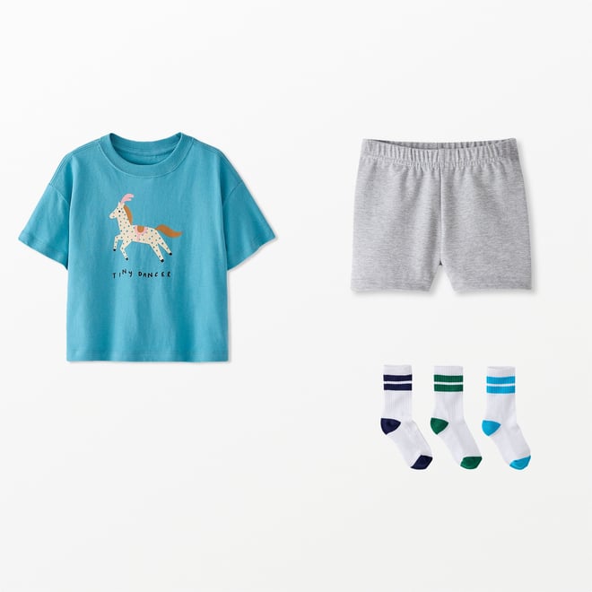 トップス HANNA Baby Tunic Top & Shorts Set | Hanna Andersson