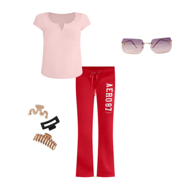 Aero 1987 Fit & Flare Sweatpants