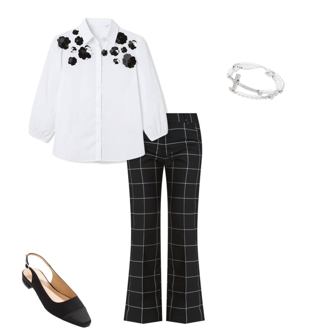 Cato Fashions | Cato Windowpane Trousers