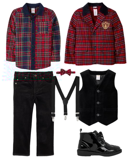 Girls Sleeveless Schiffli Santa Hat Skirtall - Holiday Express - NOBLE FOREST | Gymboree