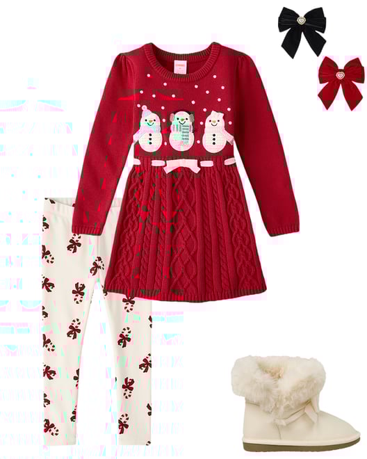 8th bundle featuring 3 items which compliment Girls Bow Heart Hair Clip 2-Pack