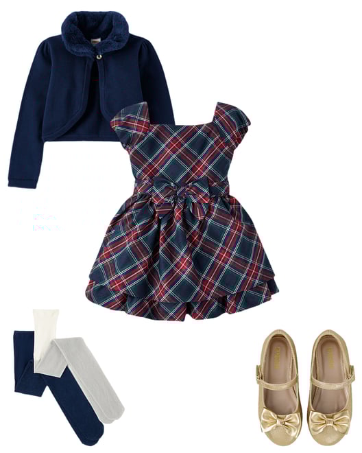 1st bundle featuring 3 items which compliment Girls Faux Fur Shrug