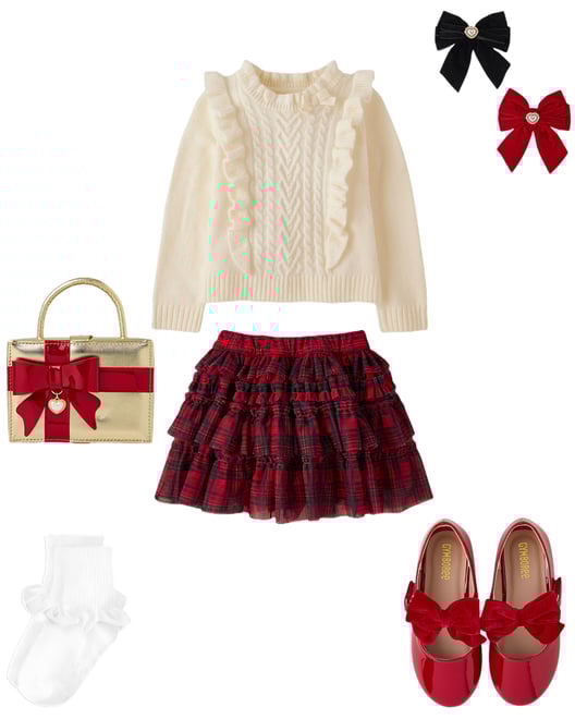 3rd bundle featuring 5 items which compliment Girls Bow Heart Hair Clip 2-Pack