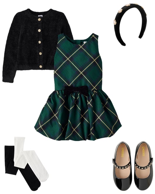 Girls Short Sleeve Ruffle Polo with Stain Resistance - Uniform | Gymboree - NOBLE FOREST