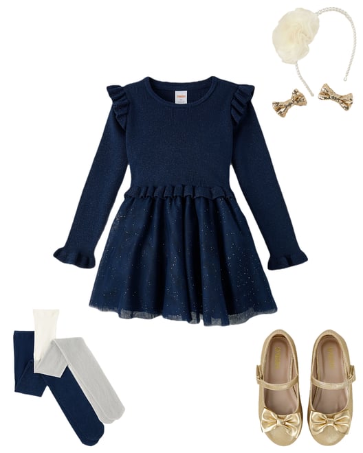 10th bundle featuring 3 items which compliment Girls Glitter Tights 2-Pack