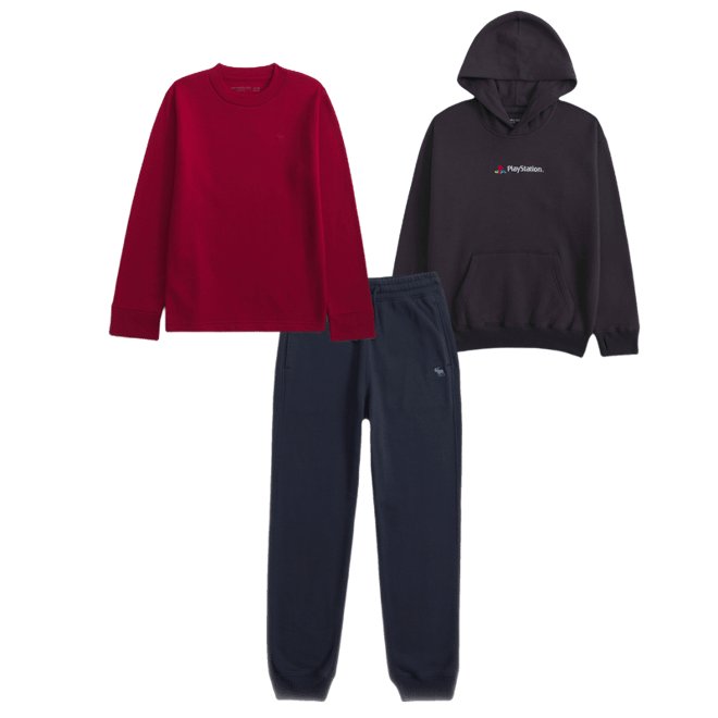 playstation graphic popover hoodie