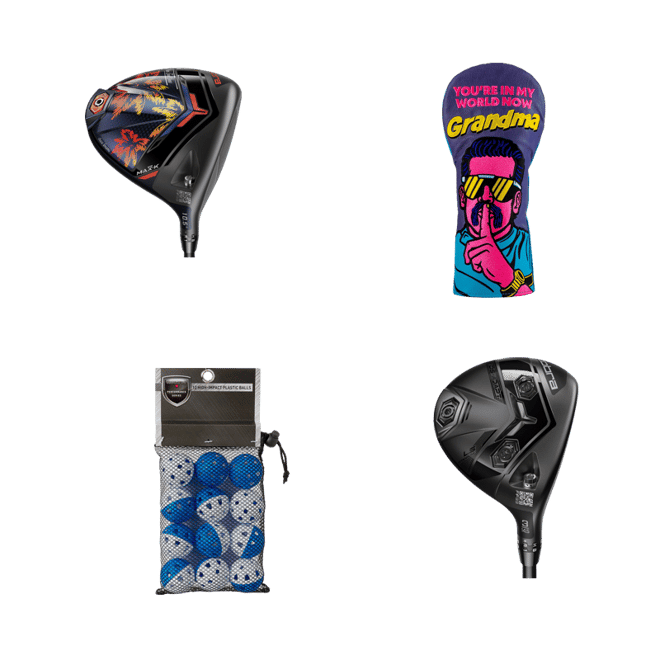 Maxfli Performance Series High-Impact Plastic Practice Balls - 12