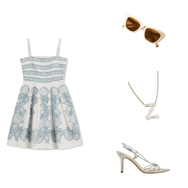 Maeve Sleeveless Fit & Flare Mini Dress | Anthropologie