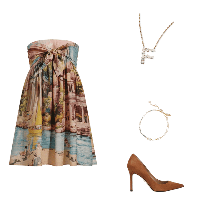 Celandine Strapless Bow-Front Mini Dress | Anthropologie