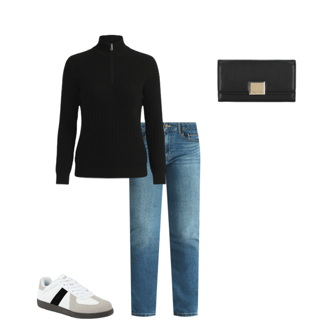 quarter商品！！ Quarter-Zip Mock-Neck Sweater | Nautica