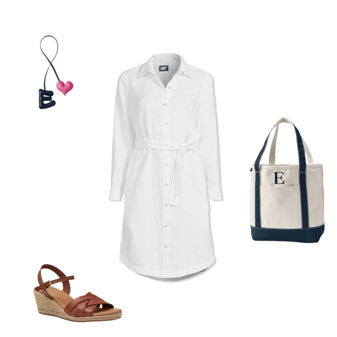 slim fit dress slacks Anais Long Sleeve Silk Shirt Dress, White M/L main image 1
