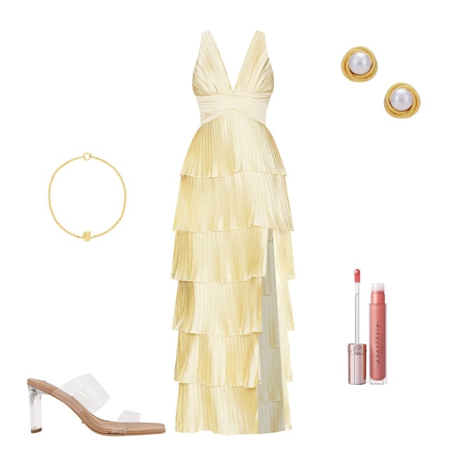 Lovers and Friends Matilda Maxi Dress in Light Yellow | REVOLVE