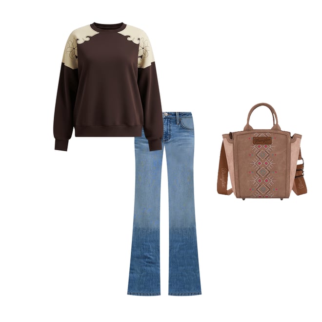 Women's Wrangler Retro® Bailey High Rise Bootcut Jean in Kelly