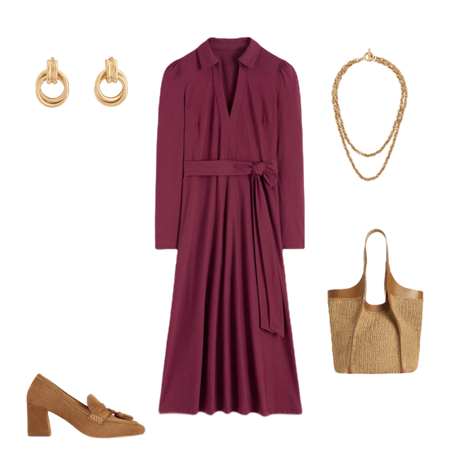 knee length frill dress Knee Length Frill Dress main image 1
