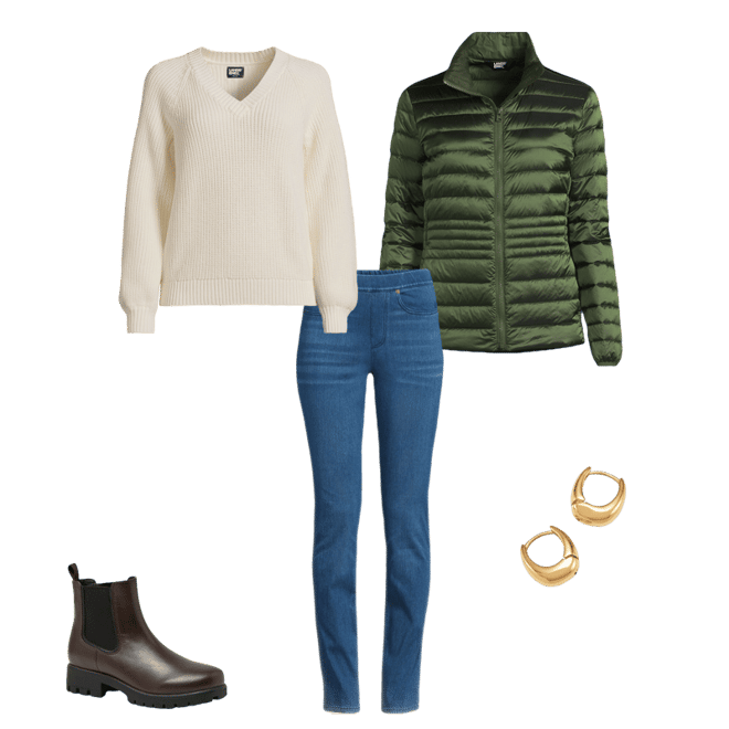 Women's Drifter Balloon Sleeve Sweater | Lands' End