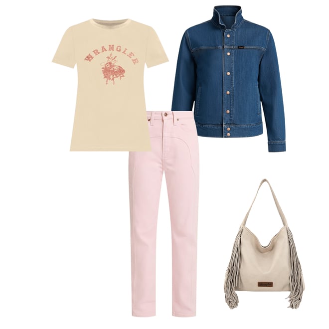 Wrangler x Stranger Things Nancy Jacket in Classic Blue