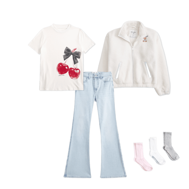 oversized cherry graphic tee