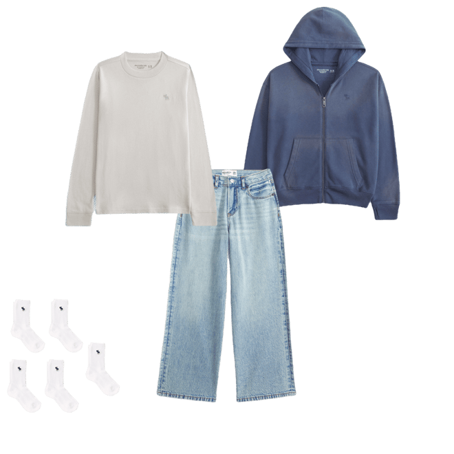 essential icon full-zip hoodie