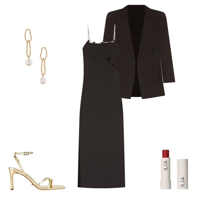 Lovers and Friends Charlotte Midi Dress in Black | REVOLVE