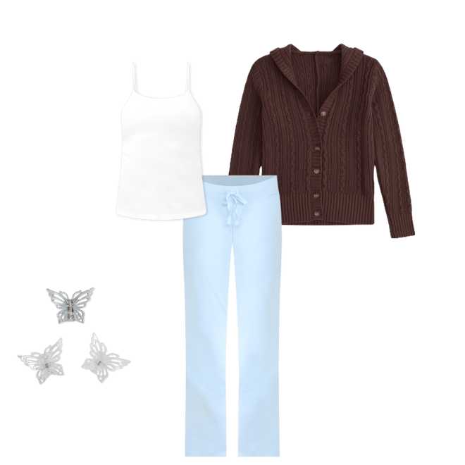 Solid Fit & Flare Sweatpants