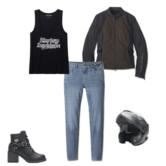 Women's Bling Chromatic Notch Neck Tank | Harley-Davidson USA