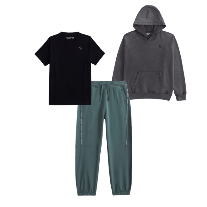 ypb cozy-lined logo tape sweatpants