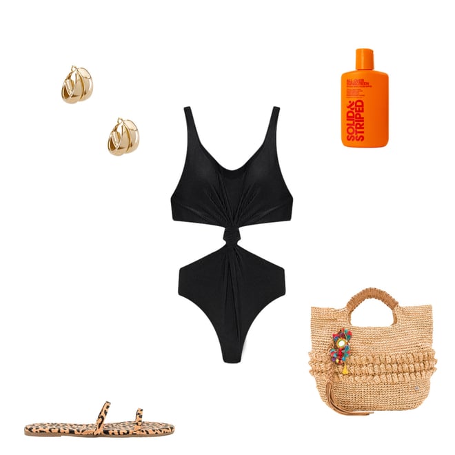 solid and striped face sunscreen