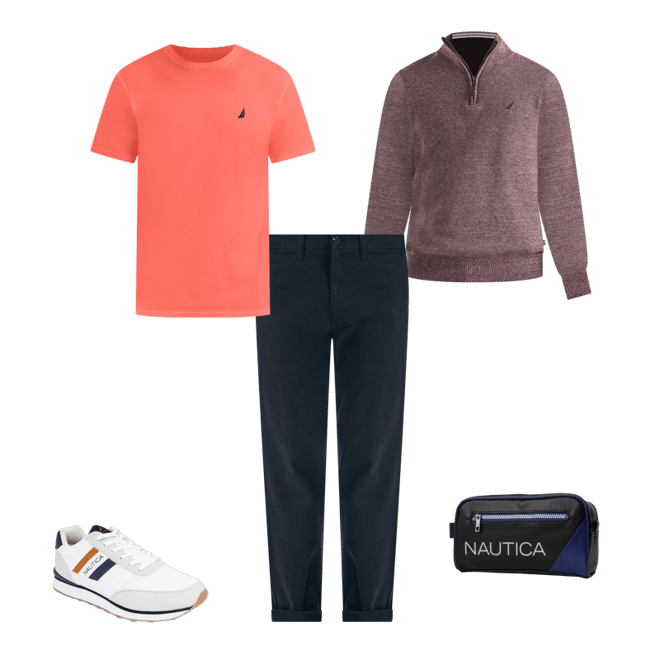 Marled Quarter-Zip Sweater | Nautica