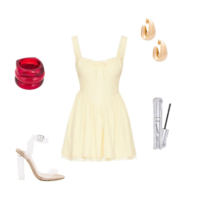 MORE TO COME Zia Mini Dress in Yellow | REVOLVE