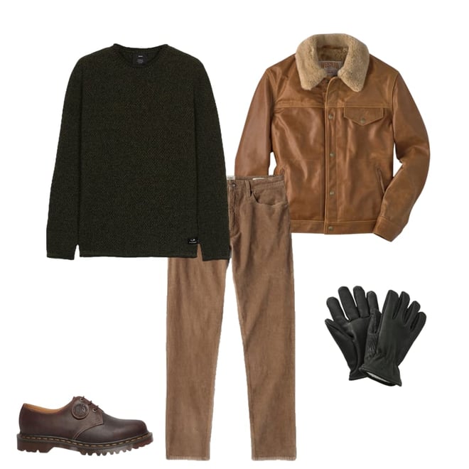 Schott Vintage Rancher Leather Jacket - Sycamore | Leather Jackets