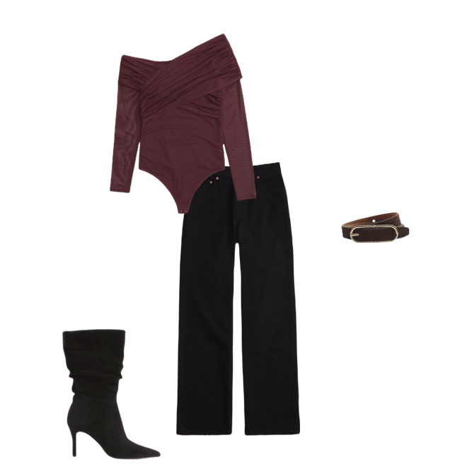 Vegan Suede Slouch Boots