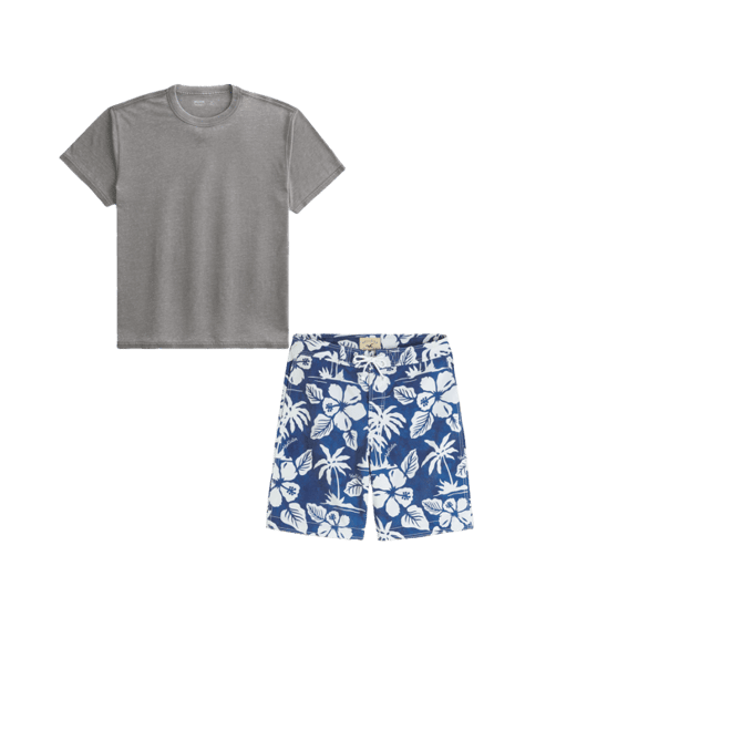 Relaxed Washed Crew T-Shirt